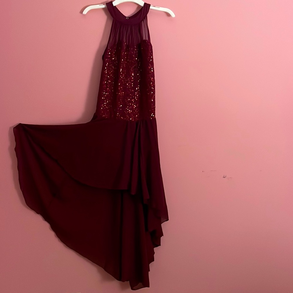 Maroon (dance) Dress